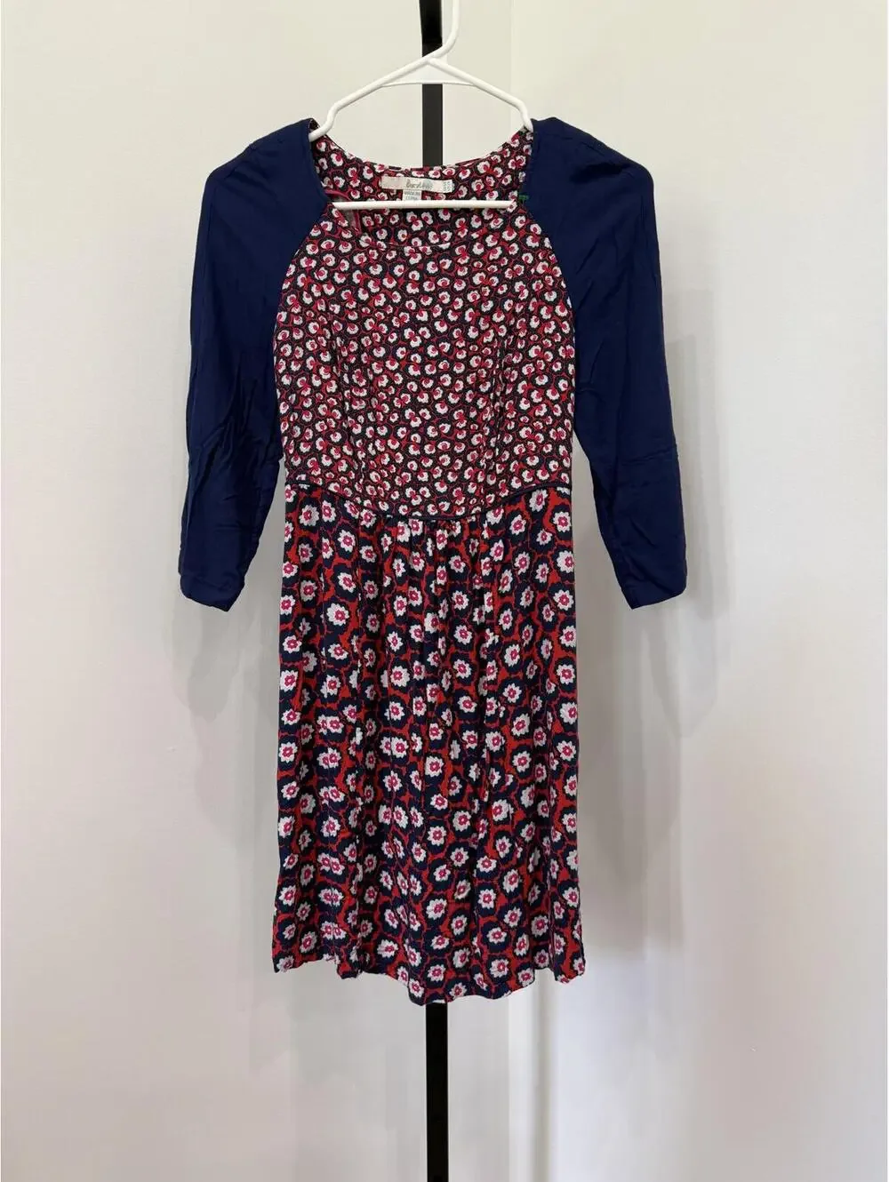 Boden 6 Mixed Print Raglan Sleeve Dress